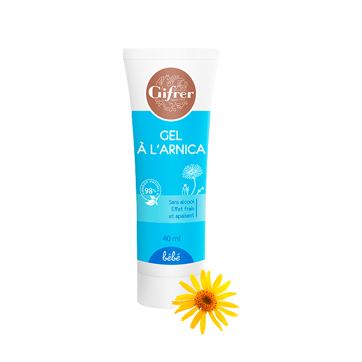 Gel &agrave; l'Arnica b&eacute;b&eacute; Gifrer - tube de 40 ml