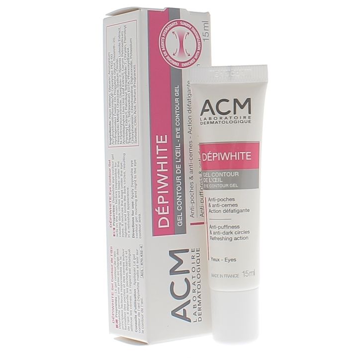 Gel contour de l'oeil d&eacute;piwhite anti-poches et anti-cernes ACM - tube de 15 ml