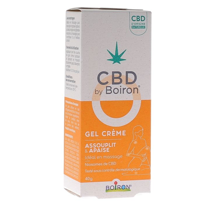 Gel cr&egrave;me CBD by Boiron - tube de 40ml
