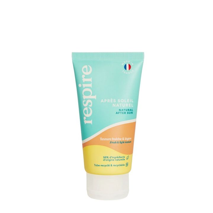 Gel-cr&egrave;me apr&egrave;s-soleil naturel Respire - tube de 50 ml