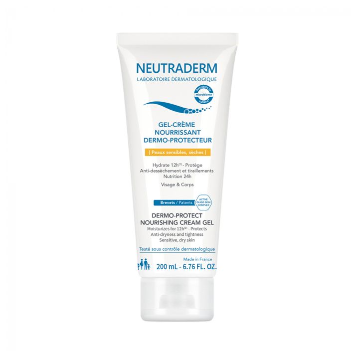 Gel cr&egrave;me nourrissant dermo-protecteur Neutraderm - tube de 200ml
