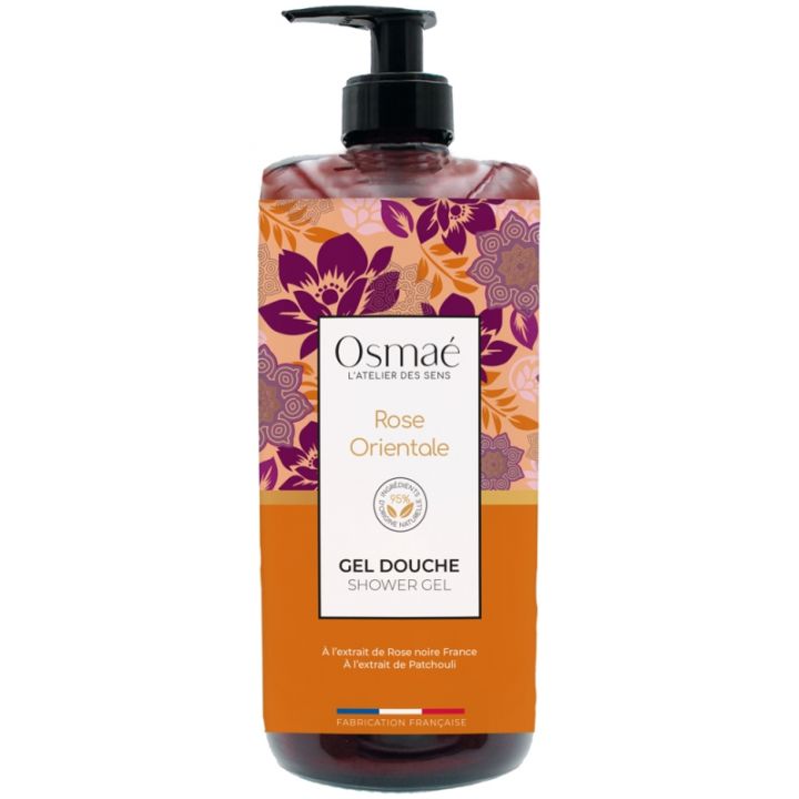 Gel douche Rose orientale Osma&eacute; - flacon-pompe de 1L