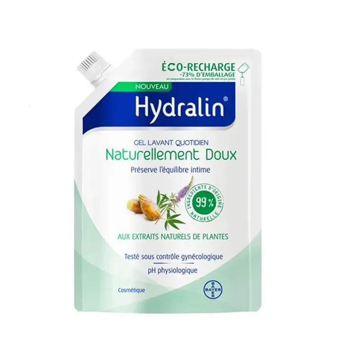 Hydralin Naturellement doux gel lavant - &eacute;co-recharge de 400ml