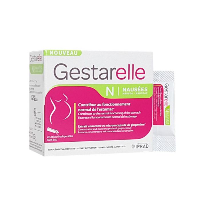 Gestarelle N Naus&eacute;es Iprad - bo&icirc;te de 15 sticks orodispersibles