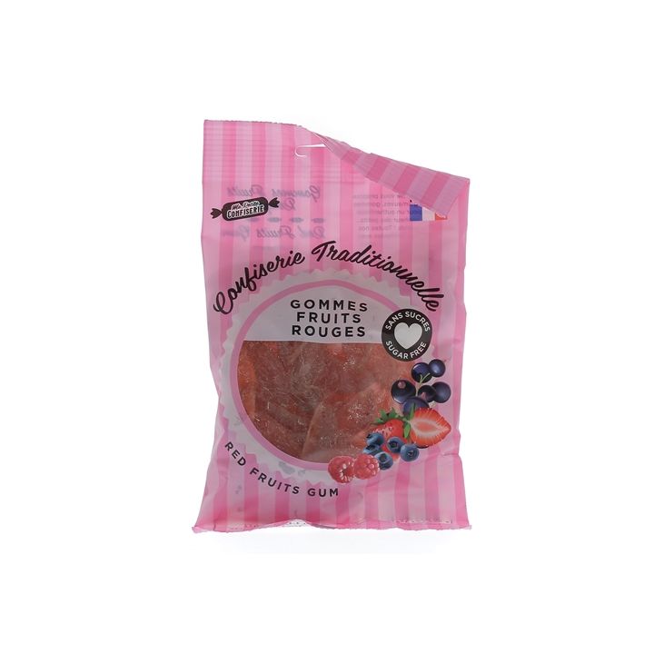 Gommes fruits rouges sans sucres Ma petite confiserie - sachet de 100g