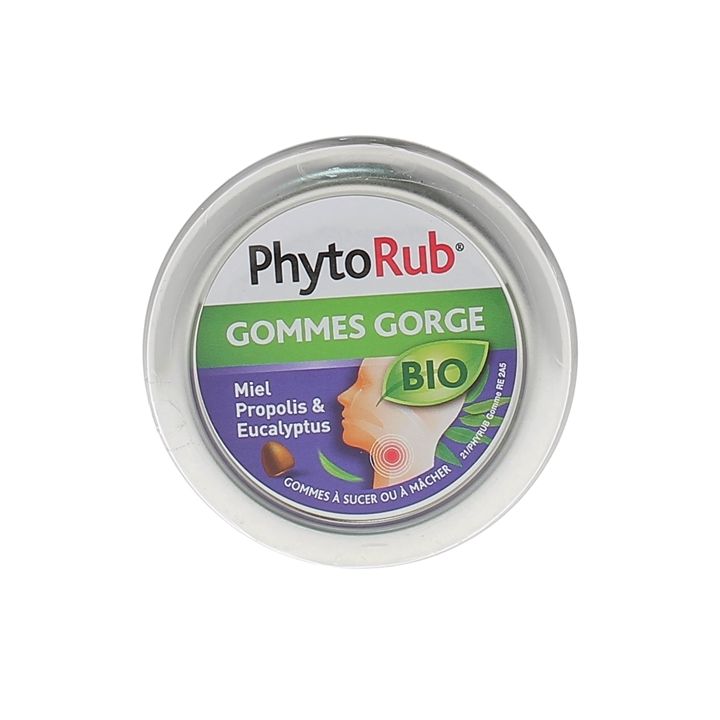 PhytoRub Gommes gorge bio Nutreov - boite de 45g