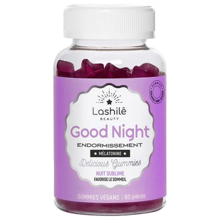 Good Night nuit sublime Lashil&eacute; Beauty - pot de 60 gummies