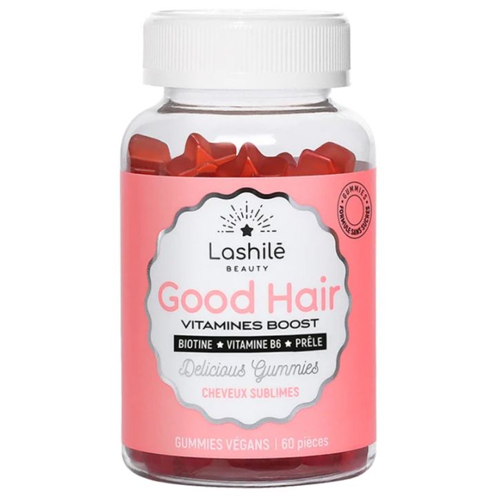 Good Hair vitamines boost Lashil&eacute; Beauty - bo&icirc;te de 60 gummies v&eacute;gans