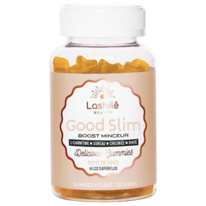 Good Slim boost minceur Lashil&eacute; Beauty - bo&icirc;te de 60 gummies v&eacute;gans