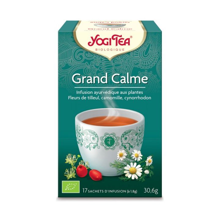 Grand calme BIO Yogi Tea - boite de 17 sachets 