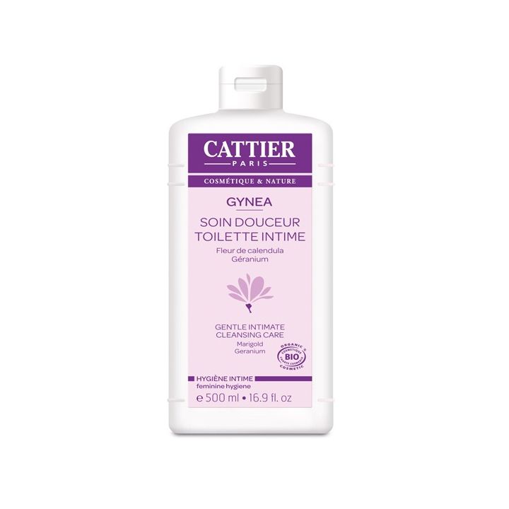 Gyn&eacute;a gel bio hygi&egrave;ne intime Cattier - flacon de 500 ml