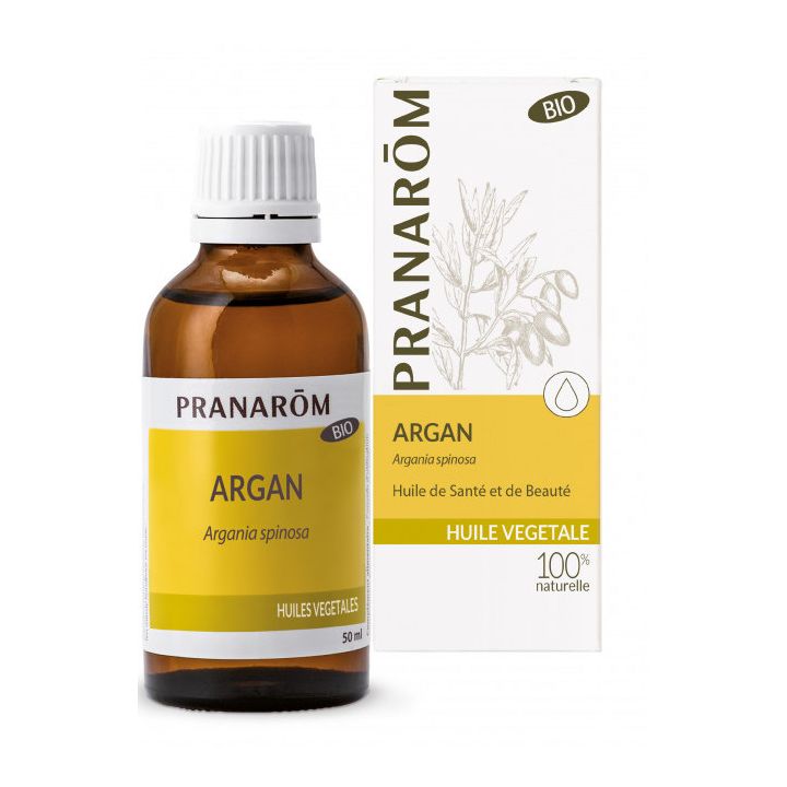 Huile v&eacute;g&eacute;tale BIO d'argan Pranar&ocirc;m - flacon de 50 ml