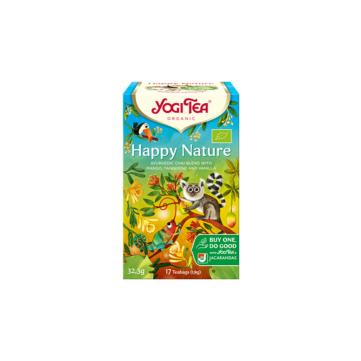 Happy Nature Infusion bio Yogi Tea - boite de 17 sachets