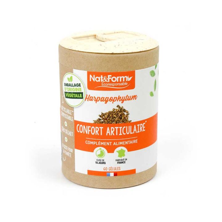 Harpagophytum Ecoresponsable Nat&Form - boite de 60 g&eacute;lules