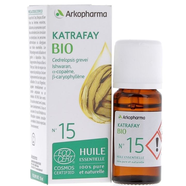 Huile Essentielle Katrafay Bio n&deg;15 Arkopharma - flacon de 10 ml