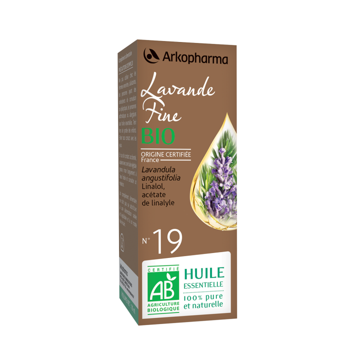 Huile essentielle Lavande Fine bio n&deg;19 Arkopharma - flacon de 10 ml