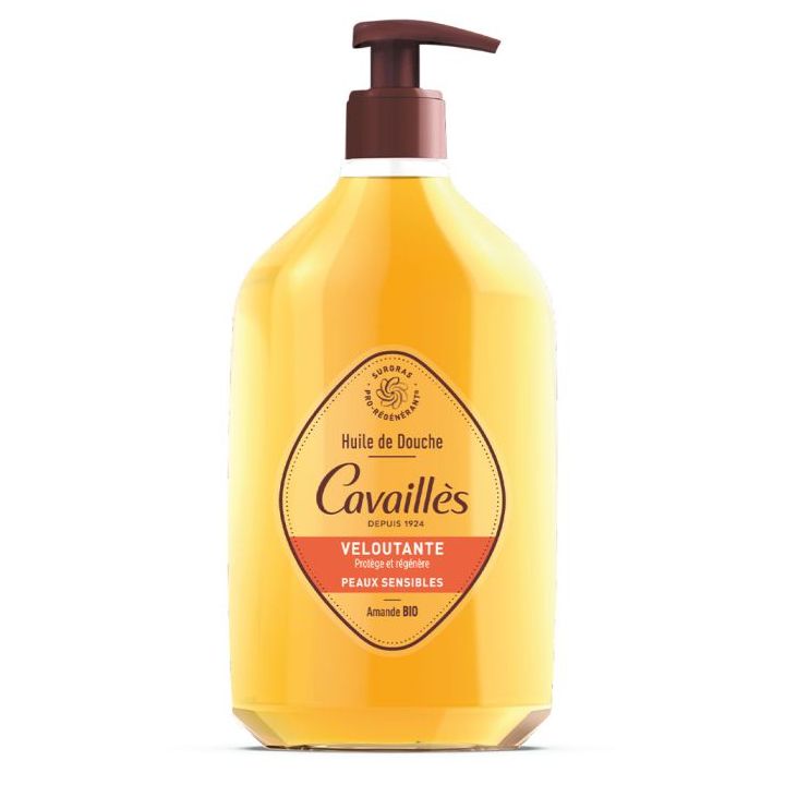 Huile bain et douche veloutante Rog&eacute; Cavaill&egrave;s - flacon de 750 ml