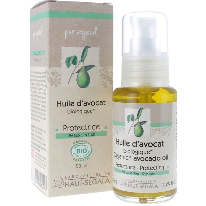 Huile d'Avocat Bio Protectrice Laboratoire Haut-S&eacute;gala - flacon de 50 ml