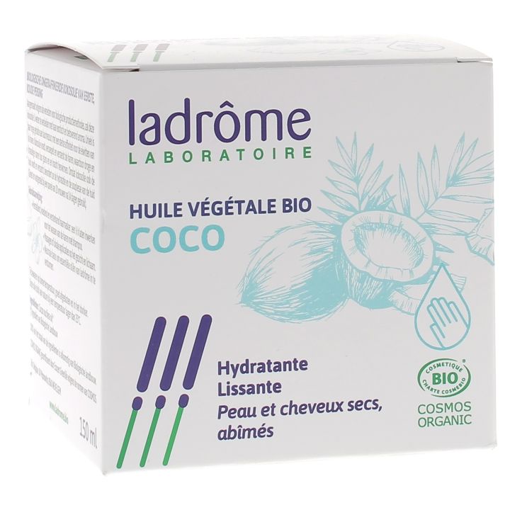 Huile de coco bio Ladr&ocirc;me - pot de 150 ml