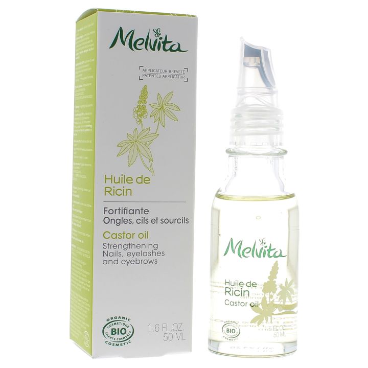 Huile de ricin bio Melvita - flacon goutte &agrave; goutte 50 ml