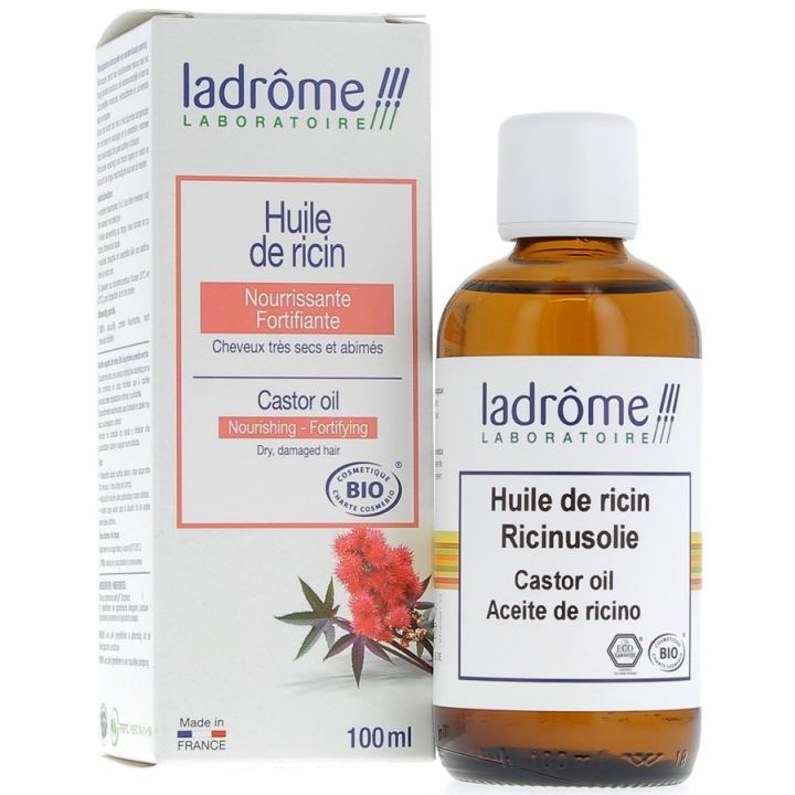 Huile de ricin Bio Ladr&ocirc;me - Flacon de 100 ml