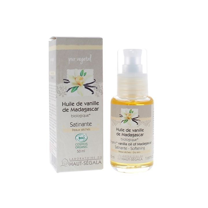 Huile de vanille de Madagascar bio Haut-S&eacute;gala - flacon de 50 ml