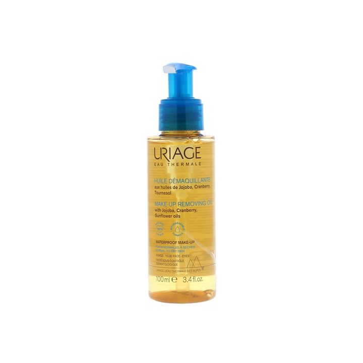 Huile d&eacute;maquillante Uriage - flacon-pompe de 100 ml