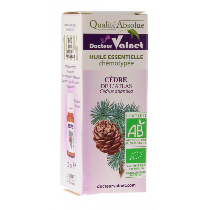 Huile essentielle C&egrave;dre de l'atlas Bio Dr Valnet - 10 ml