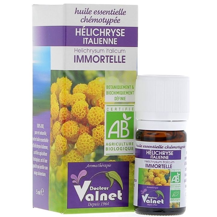 Huile essentielle H&eacute;lichryse italienne Bio Dr Valnet - 5 ml
