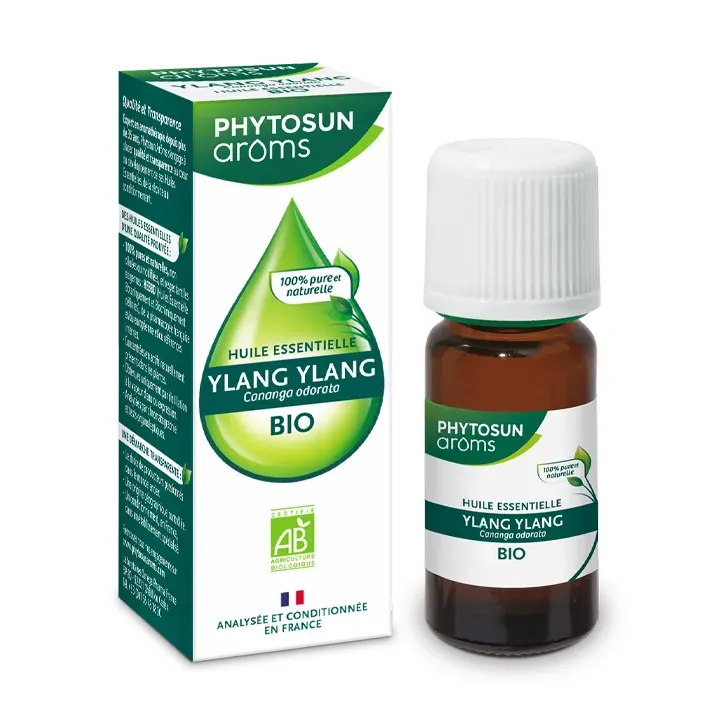 Huile essentielle Ylang ylang BIO Phytosun ar&ocirc;ms - Flacon de 5 ml