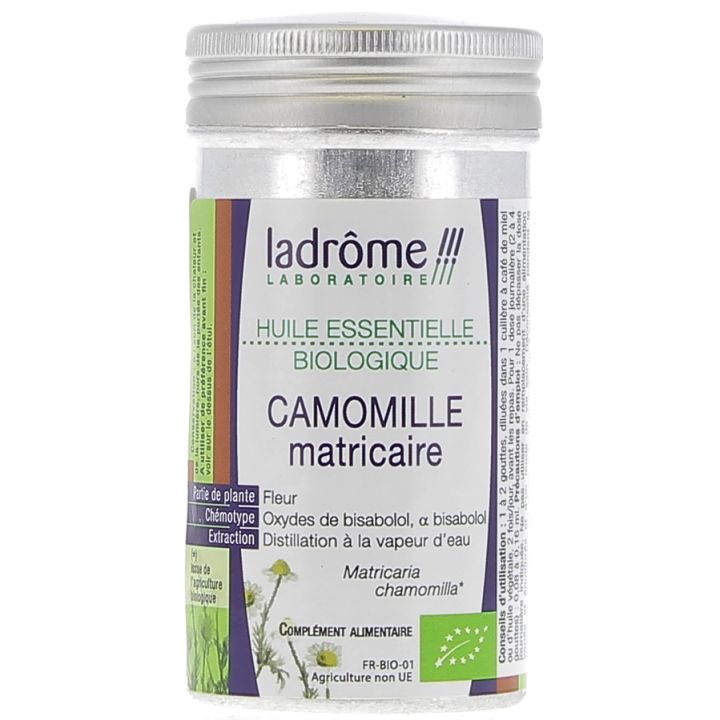 Huile essentielle camomille matricaire Bio Ladr&ocirc;me - Flacon de 5 ml