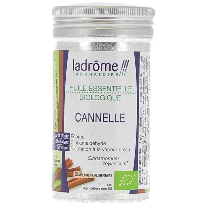 Huile essentielle cannelle Bio Ladr&ocirc;me - flacon de 5 ml