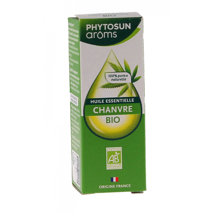 Huile essentielle chanvre bio Phytosun ar&ocirc;ms - flacon de 5ml