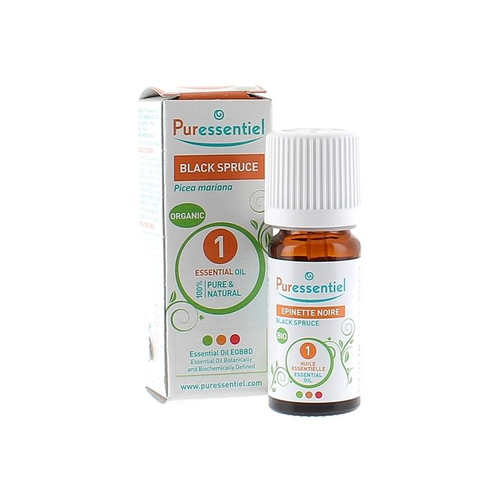 Huile essentielle d'&eacute;pinette noire bio Puressentiel - flacon de 5ml
