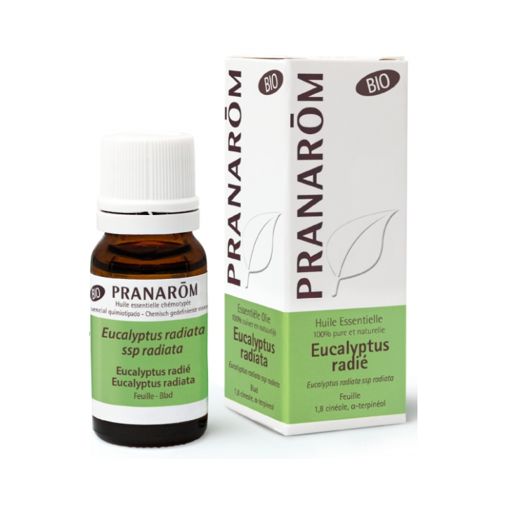 Huile essentielle d'Eucalyptus radi&eacute; bio Pranar&ocirc;m - flacon de 10 ml