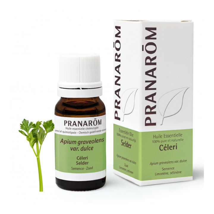 Huile essentielle de C&eacute;leri Pranar&ocirc;m - flacon de 10 ml