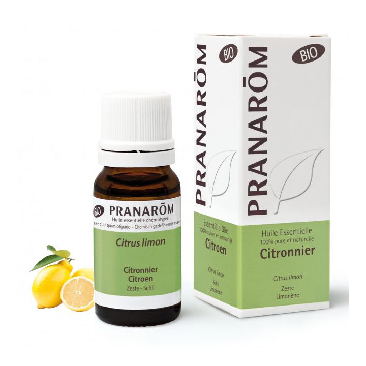 Huile essentielle de Citronnier Bio Pranar&ocirc;m - flacon de 10 ml