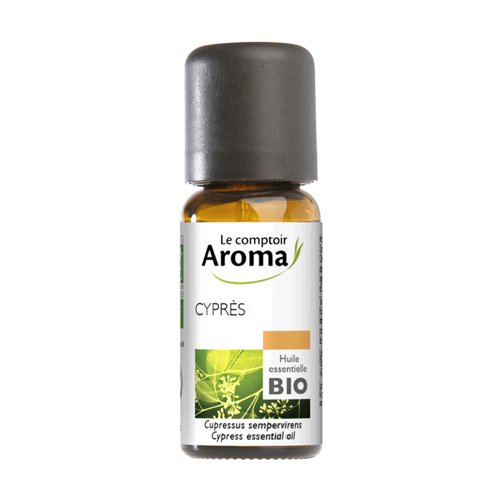 Huile essentielle de Cypr&egrave;s bio Le Comptoir Aroma - flacon de 10 ml