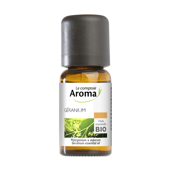 Huile essentielle de G&eacute;ranium Le Comptoir Aroma - flacon de 5ml