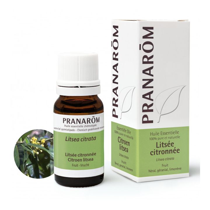 Huile essentielle de Lits&eacute;e citronn&eacute;e Pranar&ocirc;m - flacon de 10 ml
