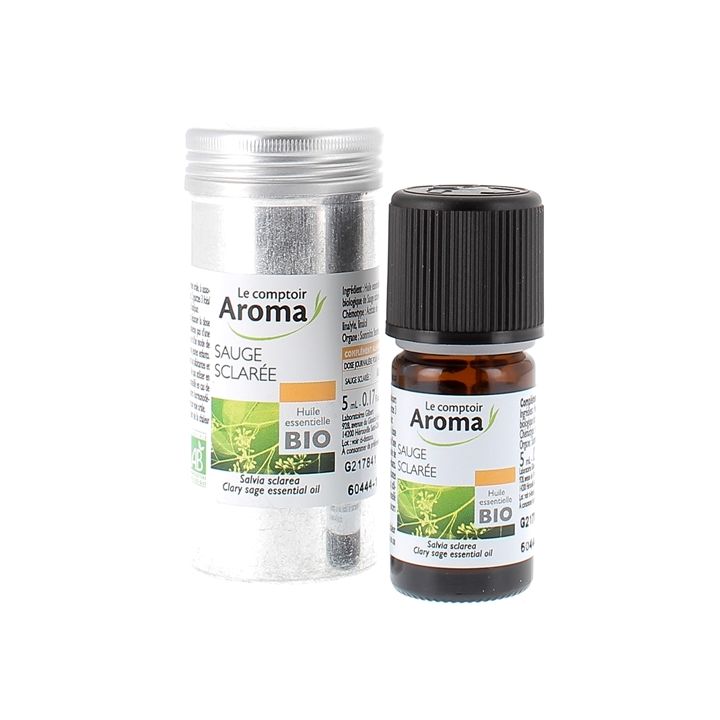 Huile essentielle de Sauge sclar&eacute;e Le Comptoir Aroma - flacon de 5 ml