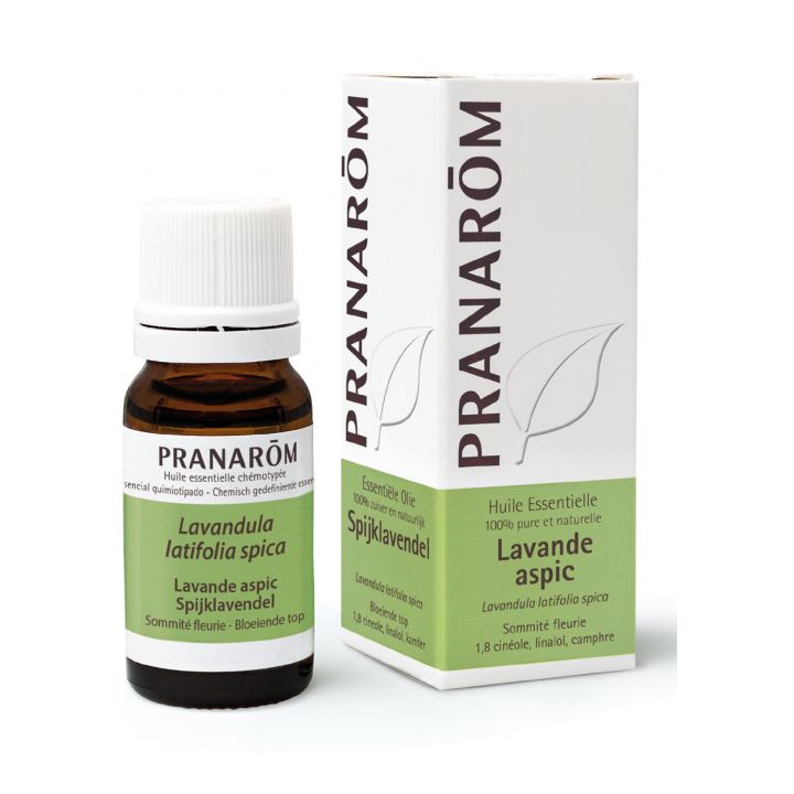 Huile essentielle de lavande aspic Pranar&ocirc;m - flacon de 10 ml