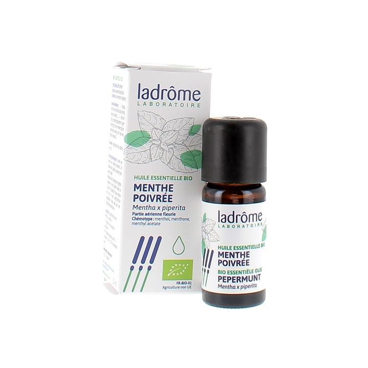 Huile essentielle de menthe poivr&eacute;e Bio Ladr&ocirc;me - flacon de 10 ml