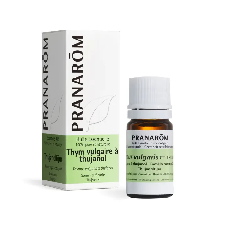 Huile essentielle de thym vulgaire &agrave; thujanol Pranar&ocirc;m - flacon de 5 ml