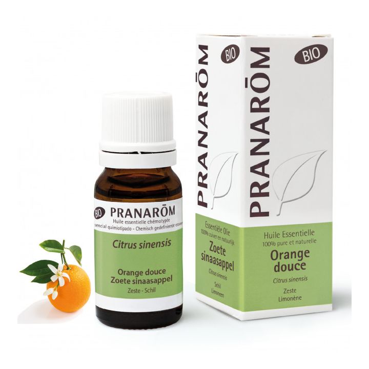 Huile essentielle d'orange douce BIO Pranar&ocirc;m - flacon de 10 ml