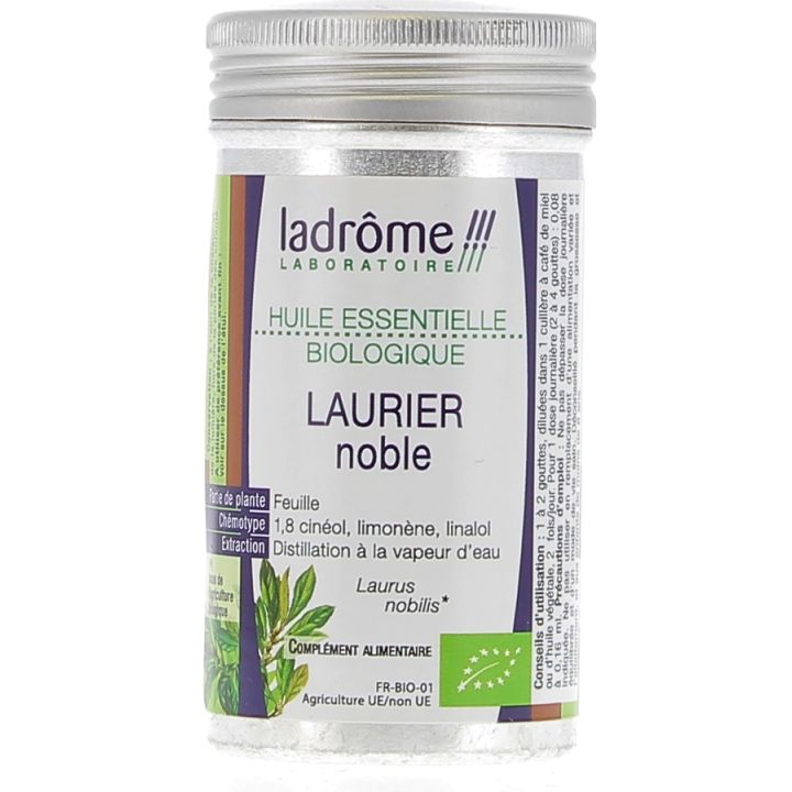 Huile essentielle laurier noble Bio Ladr&ocirc;me - flacon de 5 ml