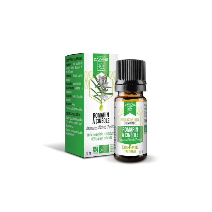 Huile essentielle romarin &agrave; cin&eacute;ole bio Dayang - flacon de 10ml