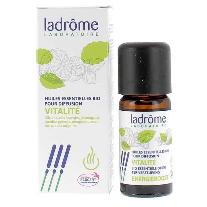 Huile essentielle Vitalit&eacute; Bio Ladr&ocirc;me - Flacon de 10 ml