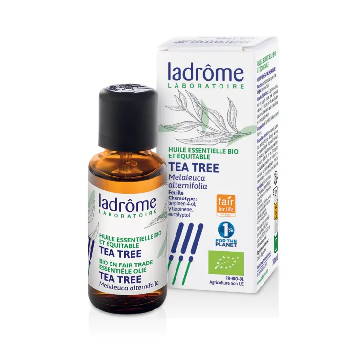 Huile essentielle tea tree bio Ladr&ocirc;me - flacon de 30ml
