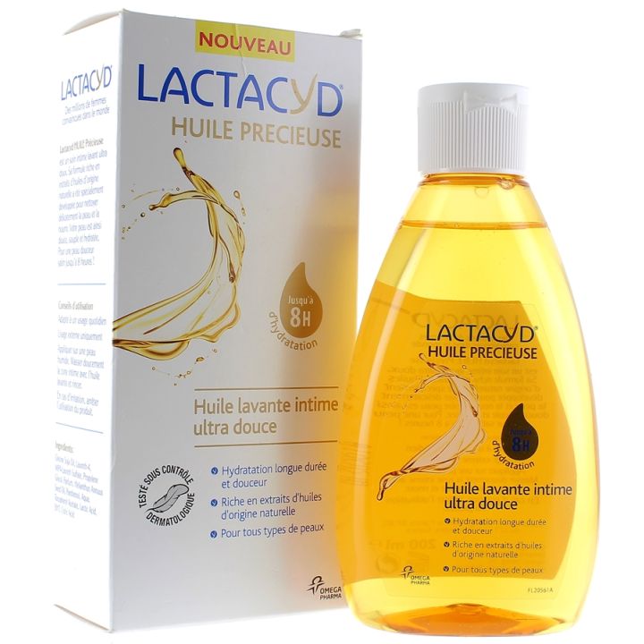Huile pr&eacute;cieuse huile lavante intime ultra douce Lactacyd - flacon de 200 ml